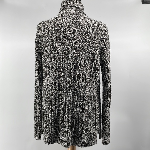 Anthropologie Open Front Cardigan Sweater Marled Chunky Knit Career Casual Sz Xs - Picture 8 of 9